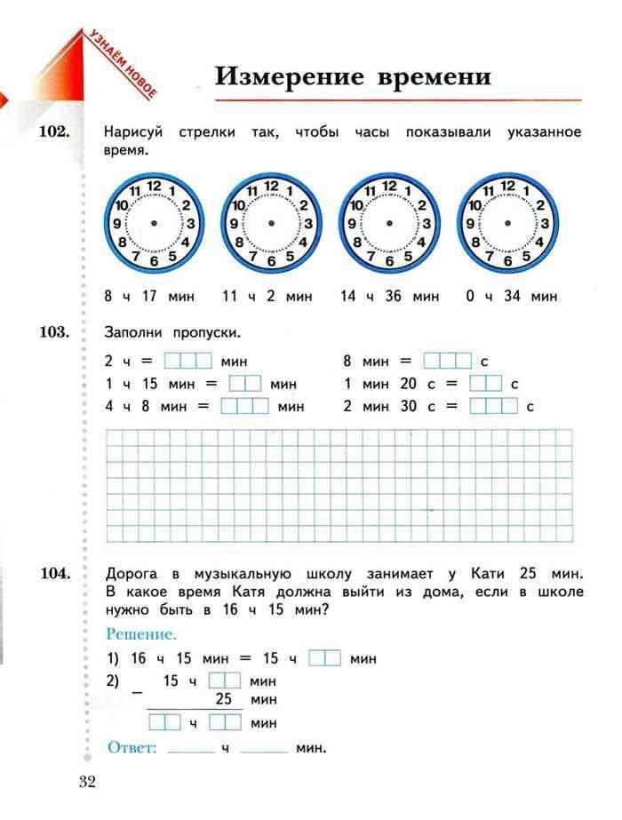 План конспект урока час минута