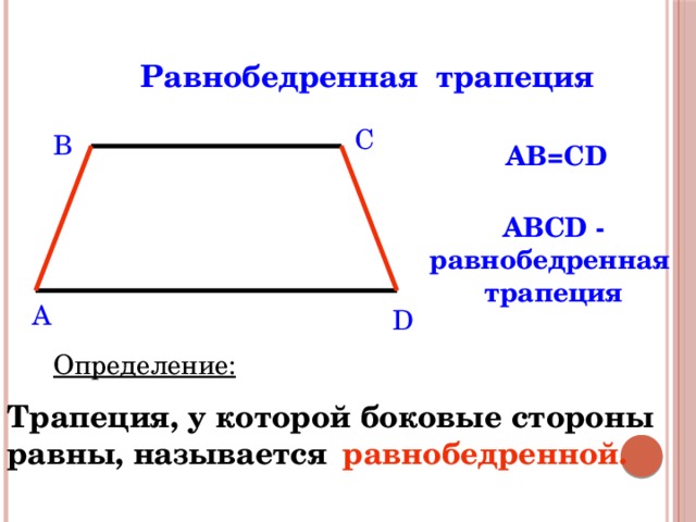 Определение трапеции