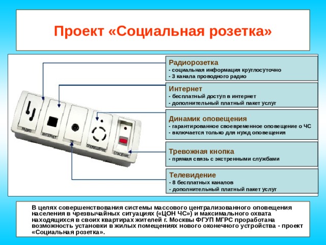 Социальный проект радио