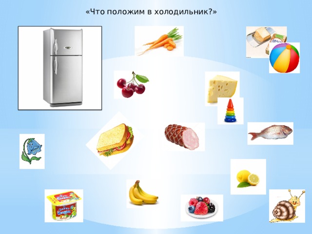 «Что положим в холодильник?» 