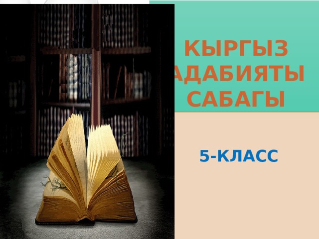 Кыргыз адабияты сабагы  5-класс 