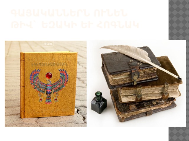 Գայականներն ունեն թիվ` եզակի և հոգնակի 