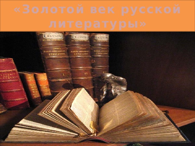 Золотой век русской литературы проект по истории