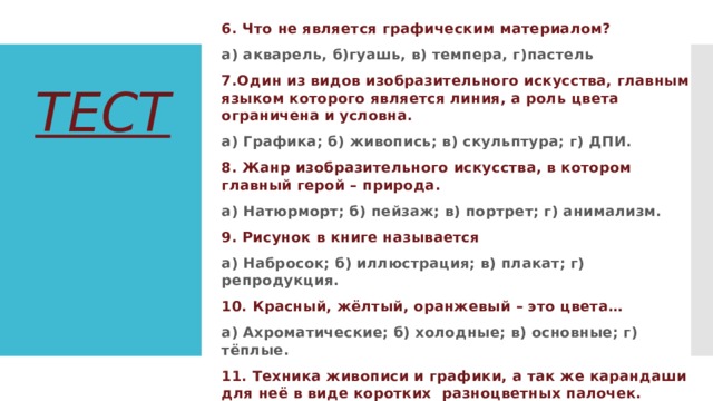 Что означает слово графика а изображаю б рисую в пишу г вырезаю