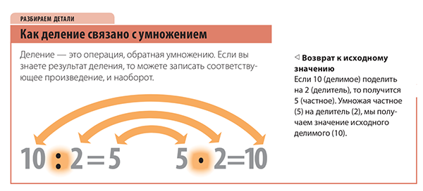 Как объяснить ребенку деление однозначных чисел