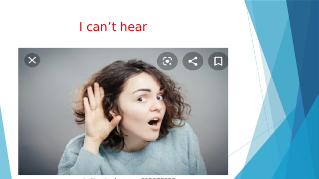 I can’t hear 