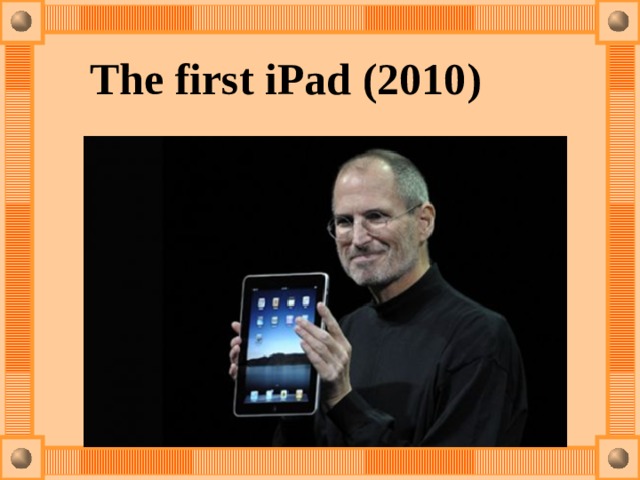 The first iPad (2010)   