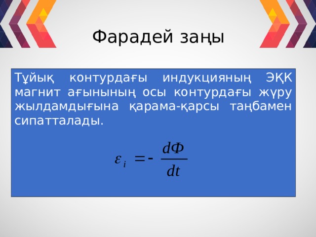 Ампер күшінің жұмысы магнит ағыны электромагниттiк индукция құбылысы презентация