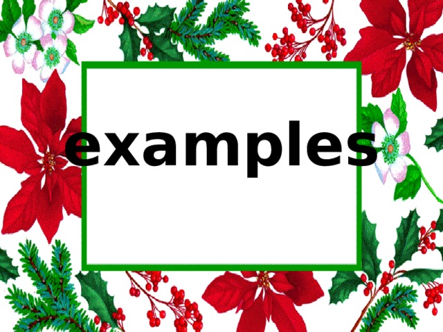 examples 