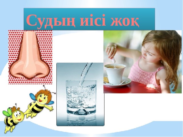 Судың иісі жоқ 