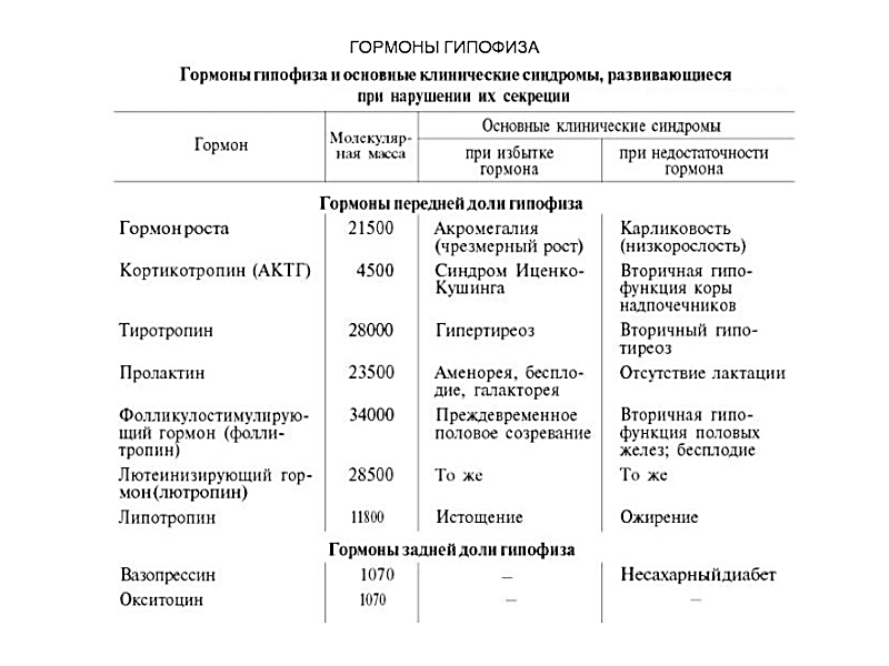 Железы внутренней секреции гиперфункции