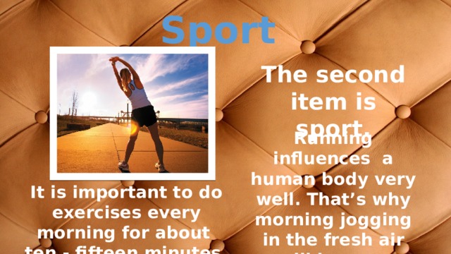 Second items