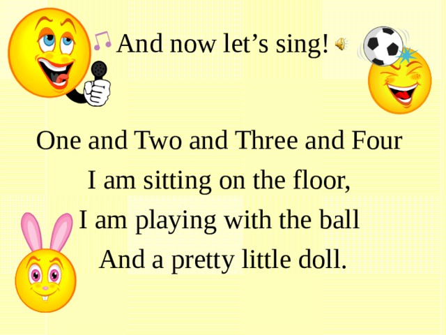 And one two three. Two and four стих. One and two and three and four i'm sitting on the Floor. Стих one one.