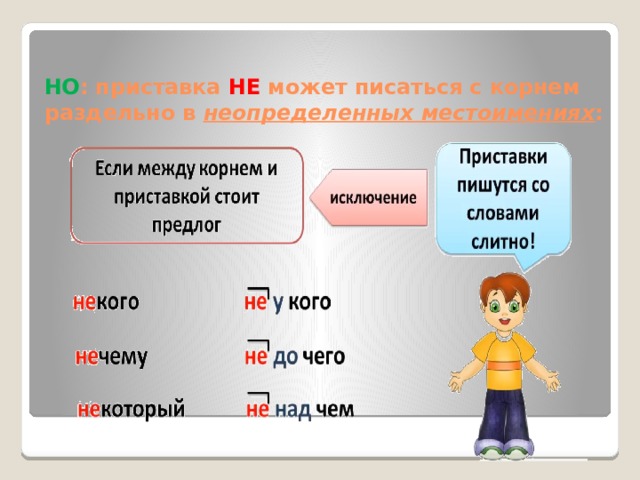 Различение приставки не и частицы не урок и презентация 7 класс