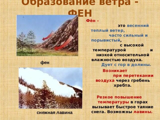 Частый ветер. Фён ветер. Образование ветра фен. Ветер фён доклад. Фён это в географии.