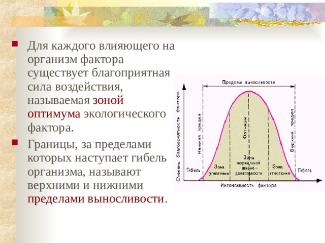 Фактор предела выносливости организма. Взаимоотношения организма и среды презентация. Зона оптимума экологического фактора. Зоны воздействия экологических факторов на организм. Схема действия экологического фактора.