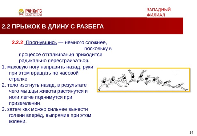 План конспект техника прыжка в длину способом согнув ноги