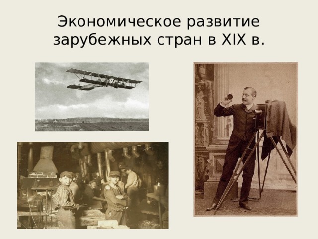 Экономическое развитие зарубежных стран в XIX в. 