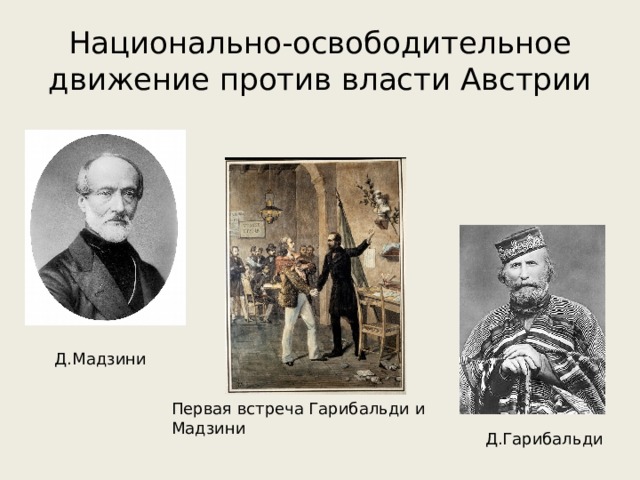 Идеология национально освободительных движений. Джузеппе Мадзини национально освободительное движение. Мадзини и Гарибальди. Революционеры Гарибальди и Мадзини. Национально освободительное движение в Италии.