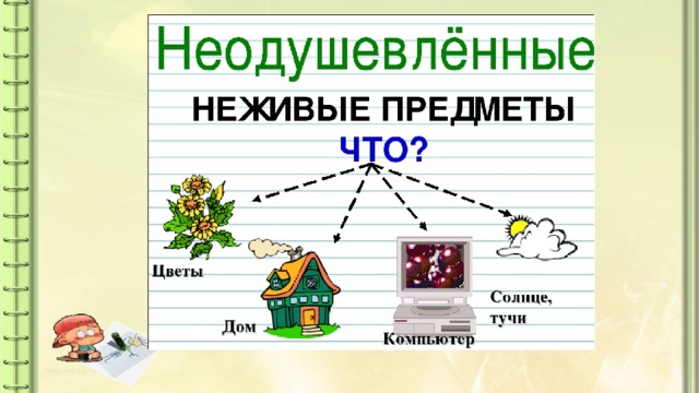 Изображение неодушевленных предметов как одушевленных