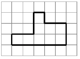 На рисунке изображена фигура составленная из квадратов. Вырежи прямоугольник на клетчатой бумаге. Площадь фигур на клетчатой бумаге 6 класс. Найди площадь фигуры, изображённой на рисунке. Размер клетки 1 × 1 1×1.. Площадь фигуры изображенной на рисунке.