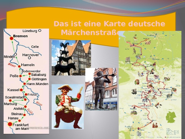 Das ist eine Karte deutsche Märchenstraße 