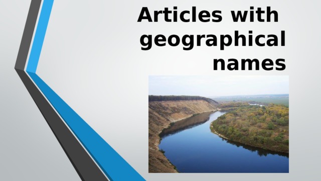 Articles with  geographical names 