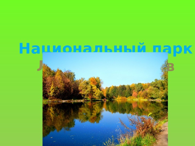 Национальный парк Лосиный остров 