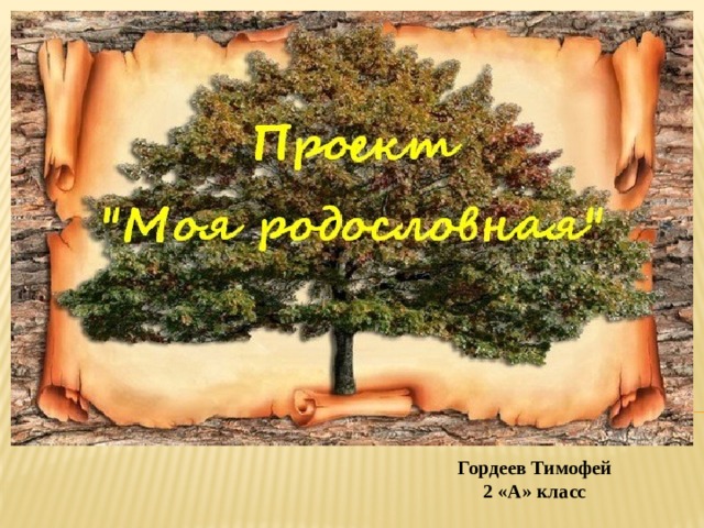  Гордеев Тимофей  2 «А» класс 