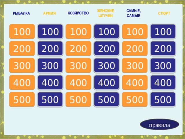 ХОЗЯЙСТВО РЫБАЛКА ЖЕНСКИЕ ШТУЧКИ САМЫЕ, СПОРТ АРМИЯ САМЫЕ 100 100 100 100 100 100 200 200 200 200 200 200 300 300 300 300 300 300 400 400 400 400 400 400 500 500 500 500 500 500 правила 