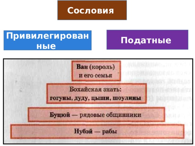 Сословия Податные Привилегированные 