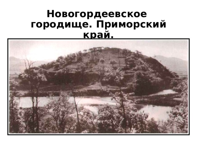 Новогордеевское городище. Приморский край. 