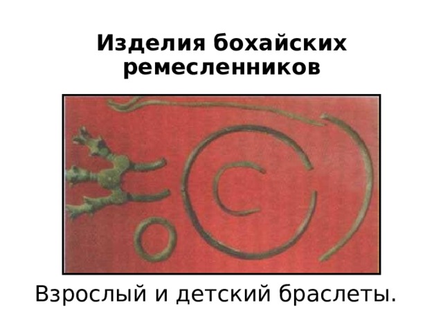 Изделия бохайских ремесленников Взрослый и детский браслеты. 