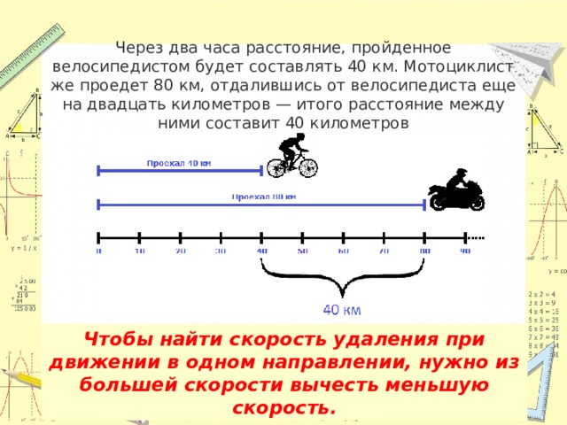 Расстояние между двумя автобусами