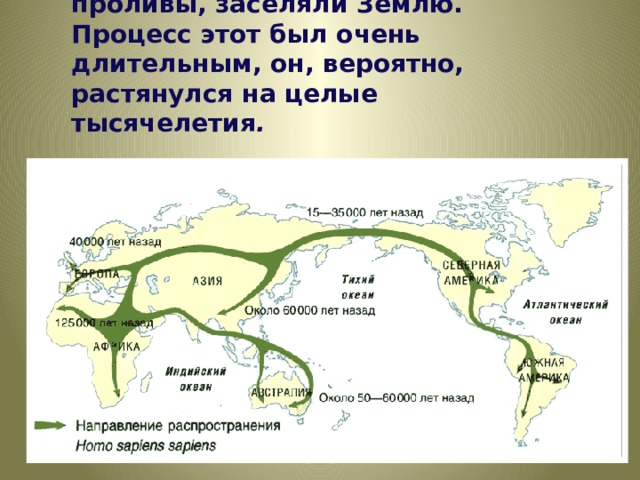 Как люди заселяли землю презентация 5 класс