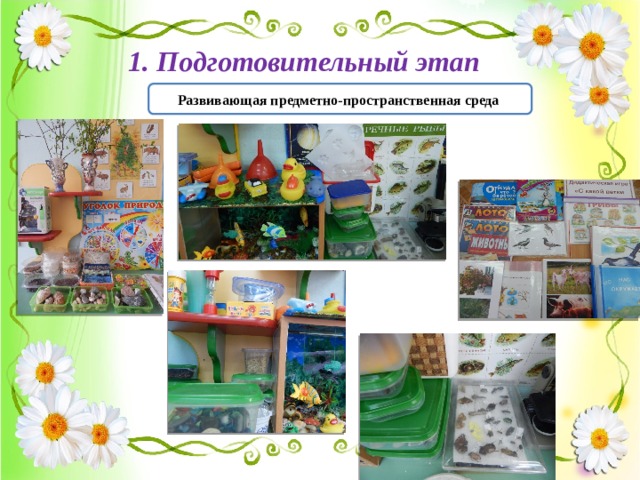  1. Подготовительный этап Развивающая предметно-пространственная среда 