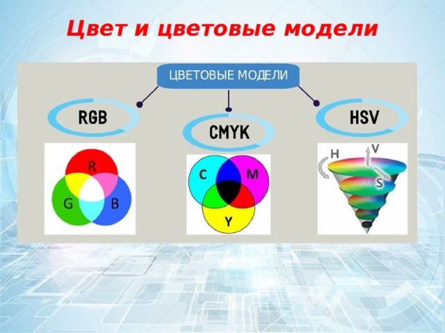 Цвет и цветовые модели   