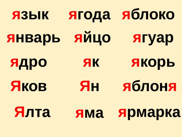 я зык я года я блоко я нварь я йцо я гуар я дро я к я корь Я ков Я н я блон я Я лта я рмарка я ма 
