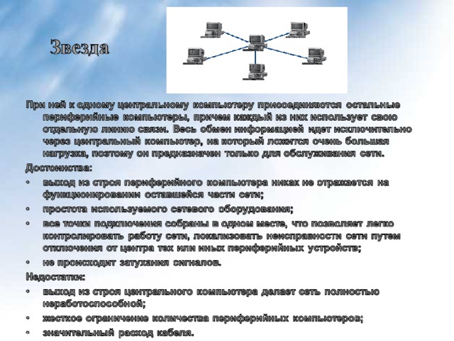 Техническое обеспечение сети