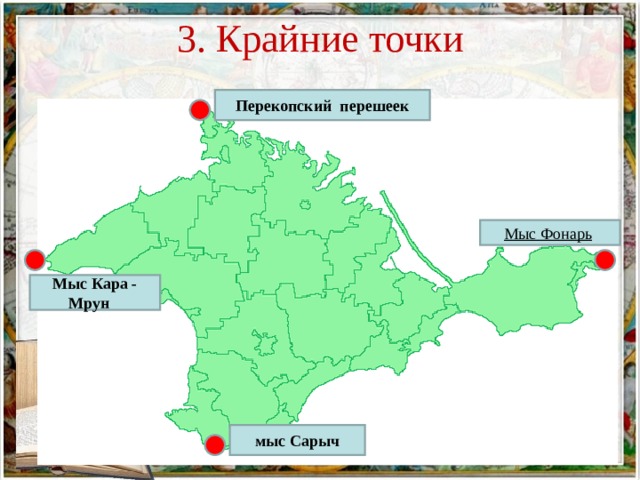 Перекопский перешеек на карте крыма