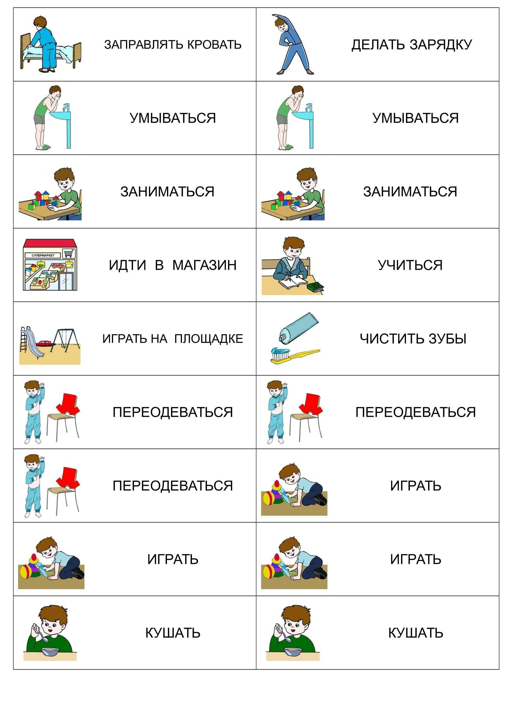 Альтернативная коммуникация. Картинки.