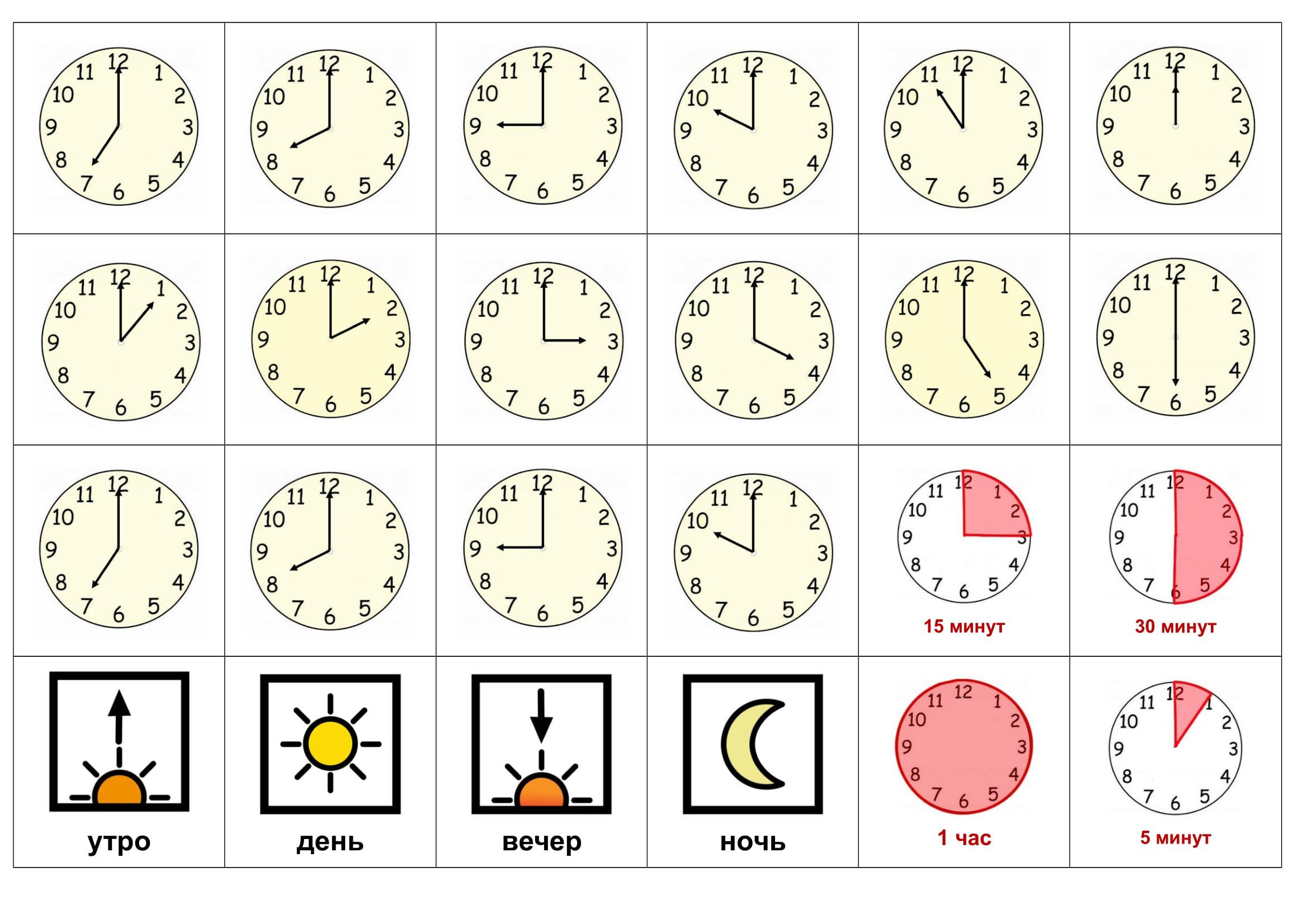 Утро день вечер ночь по часам. Часы для аутистов. Визуальный режим дня для ребенка аутиста. Карточки pecs часы. Карточки распорядок дня для аутиста.