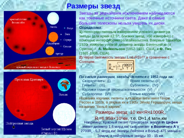 Презентация на тему физическая природа звезд