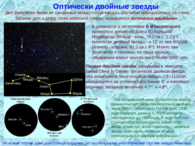 Двойные звезды проект