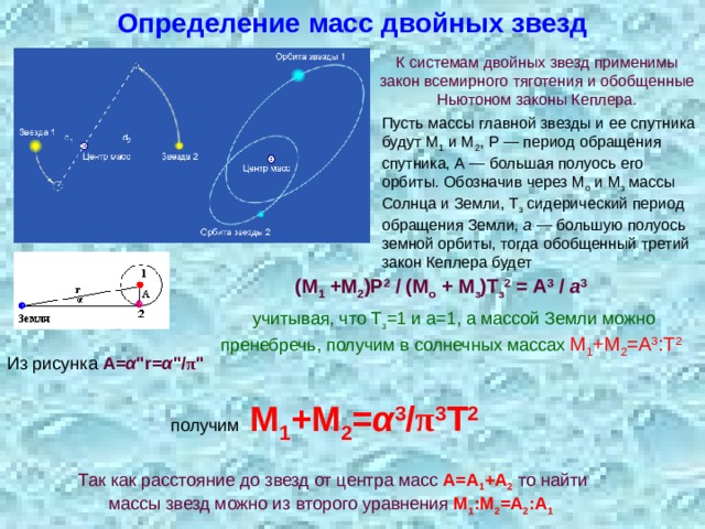 Презентация двойные звезды 11 класс