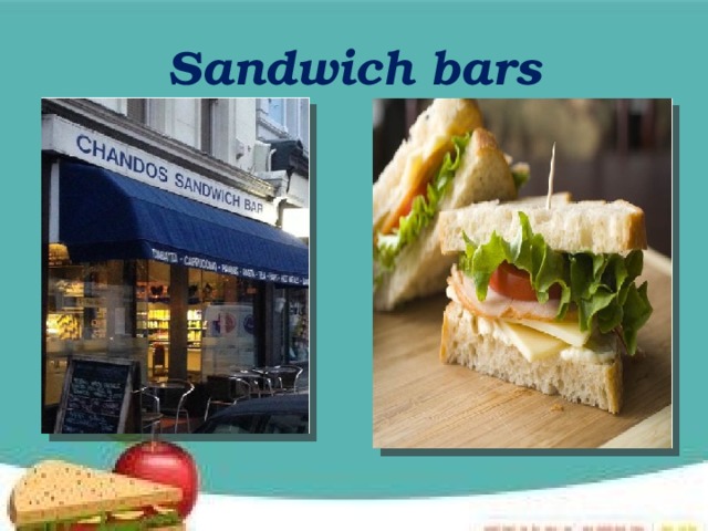 Sandwich bars 