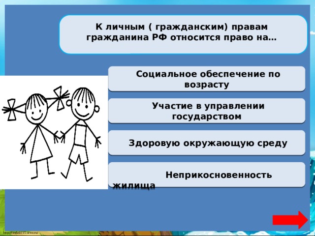 Рассмотри рисунки что означает право граждан на защиту среды