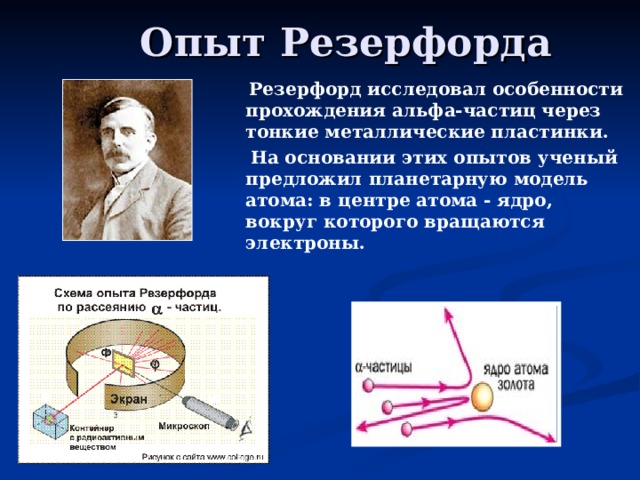 Используя рисунок 157 расскажите как проводился опыт по рассеянию а частиц кратко