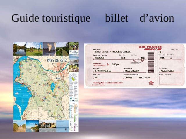 Guide touristique billet d’avion 