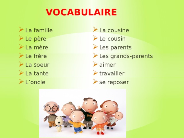Qu'est-ce qu c'est la famille...?